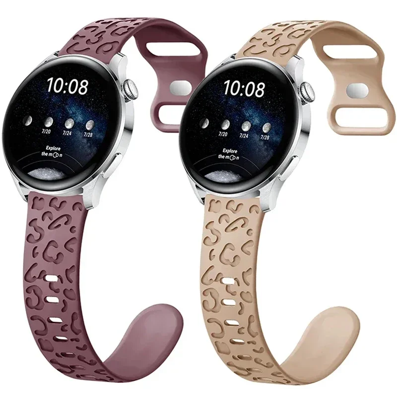 Ремешок с гравировкой для Samsung Galaxy Watch 6/4/classic/5/pro/3/Active 2 силиконовый браслет