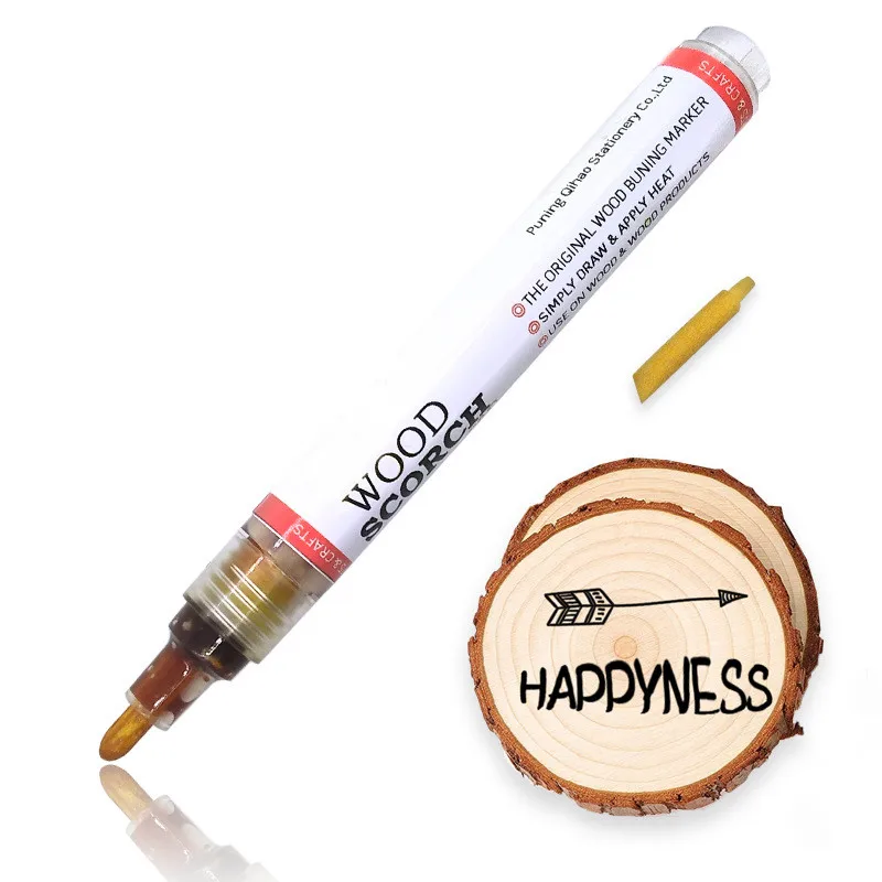 

Wood Burning Pen Scorch Wood Burned Marker Pyrography Pens for DIY Projects Fine Tip Woodworking Supplies