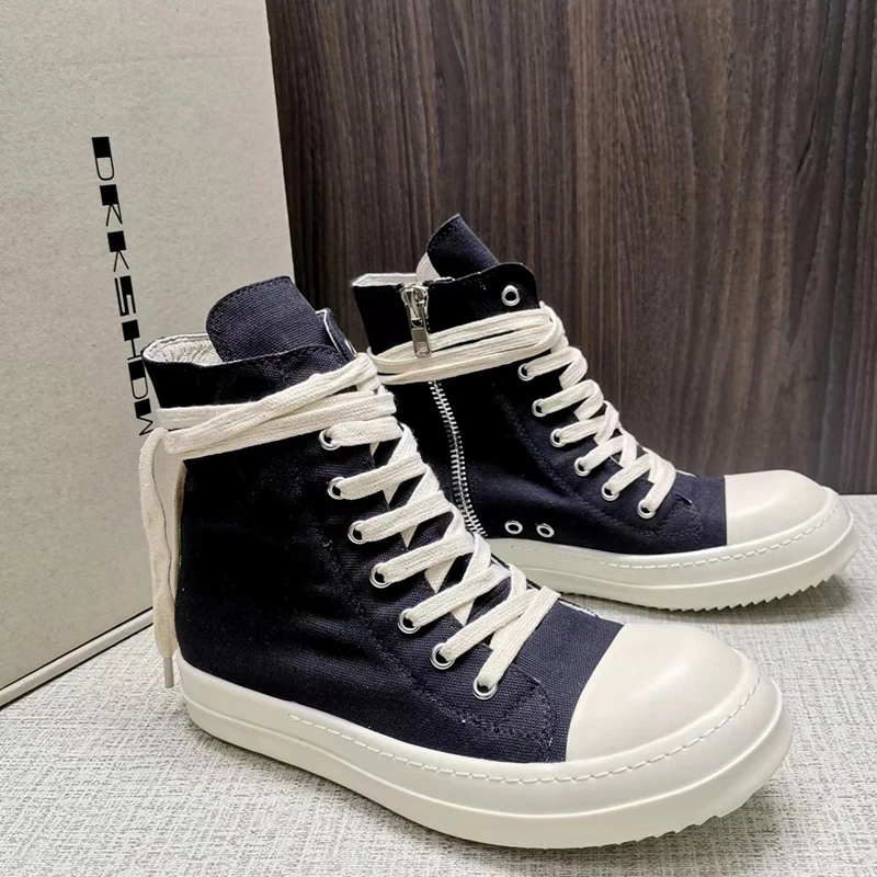 

Women's High Top Double Thread Shoe New Luxury Design Satin Thick Soled Shoes Thin Laces Middle Top Light Comfortable