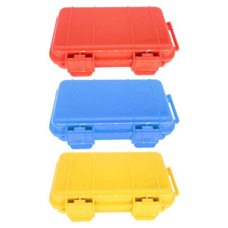 

19cm Outdoor Waterproof Shockproof Plastic Sealed Tool Box Compact Storage Case Container Holder With Foam Lining for edC Tool