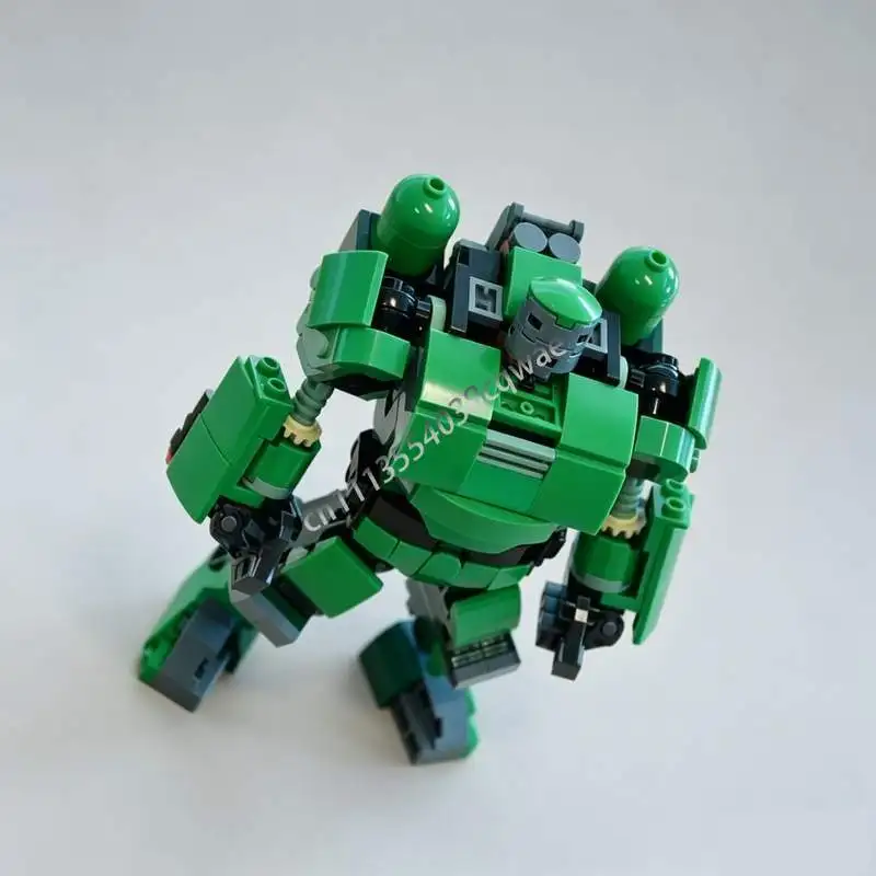 Фото Набор для сборки робота-меха Sci-Fi Stomper Armor (235 деталей), модель MOC, конструктор-головоломка, креативная сборка, коллекционная игрушка, подарок №3