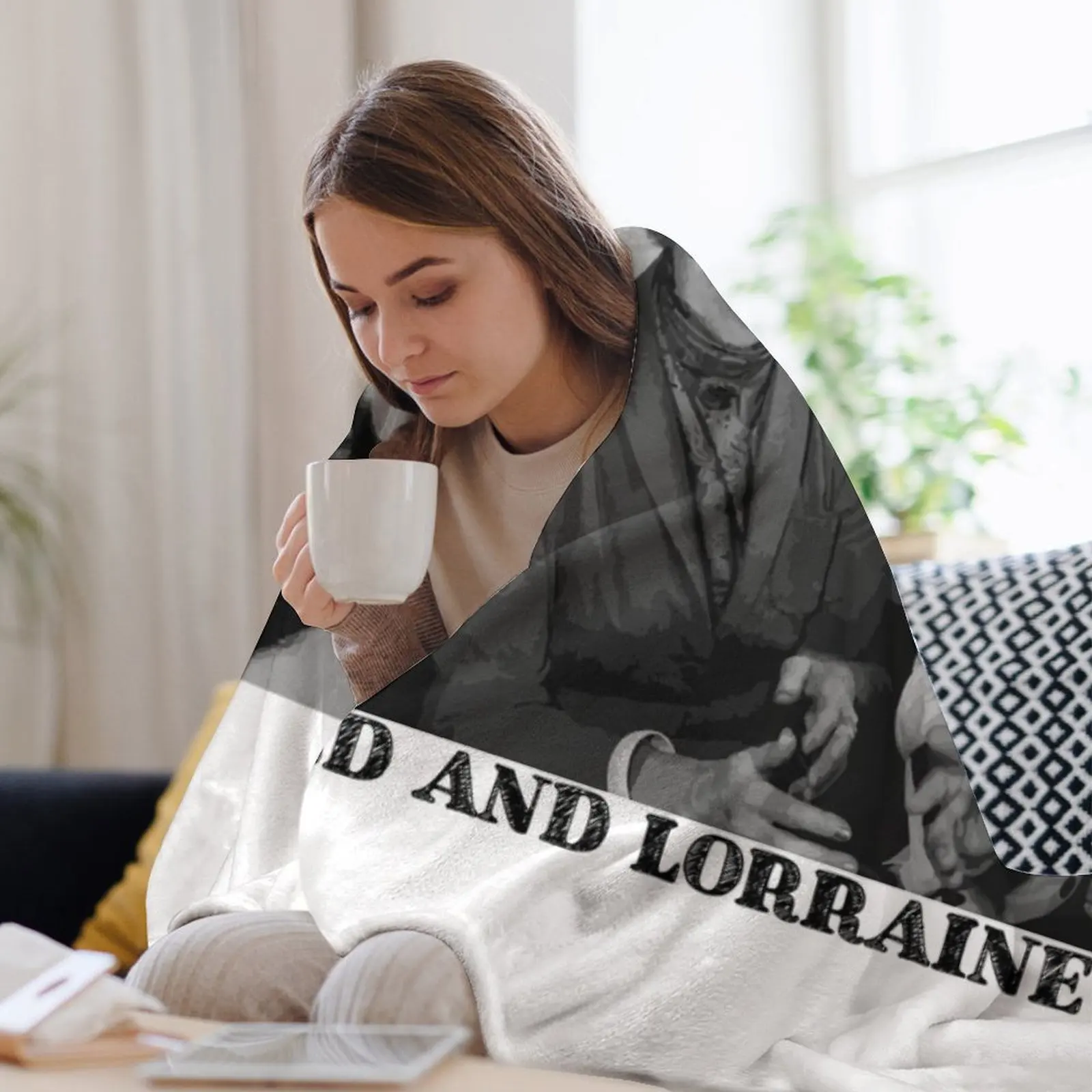 Фланелевое одеяло Ed and Lorraine Warren