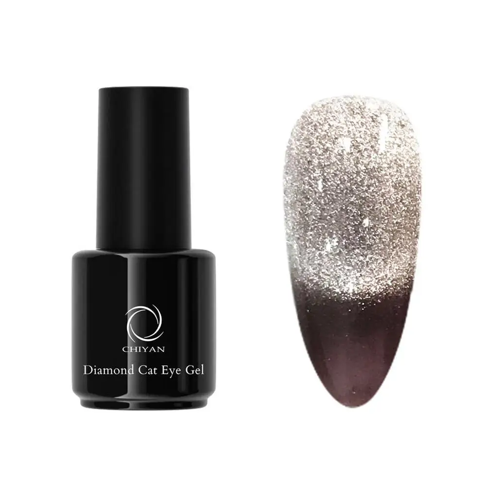 

New Product Customized Logo Gel Nail Polish Colors Magic Diamond Cat Eye Gel Nail Art Beauty Products UV GeL10PCS Long Lasting