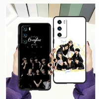 Hot Kpop-BTS-Boys Phone Case for Huawei P20 P30 P40 Lite P20 P30 P50 Pro Smart 2021 Y7A Y6P Y9S 2019 Soft Cover TPU