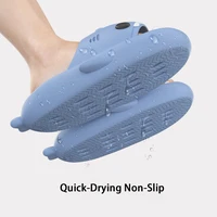 shark slippers women shoes for women sandals quick drying eva pool shark slides beach sandals with drain holes
