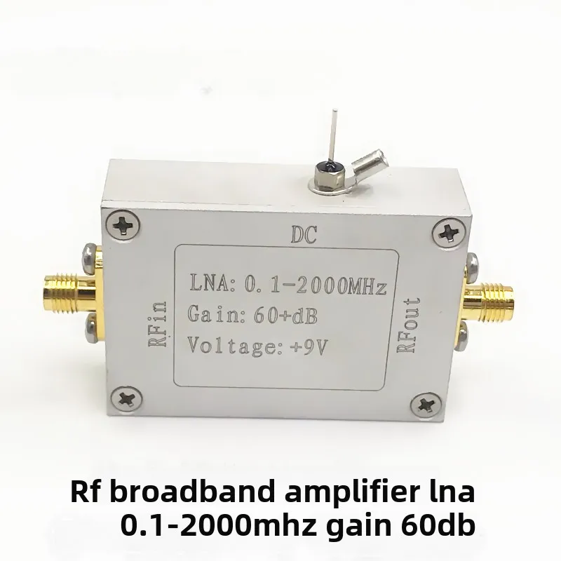Радиочастотный широкополосный усилитель 0 1–2000 МГц 64 дБ