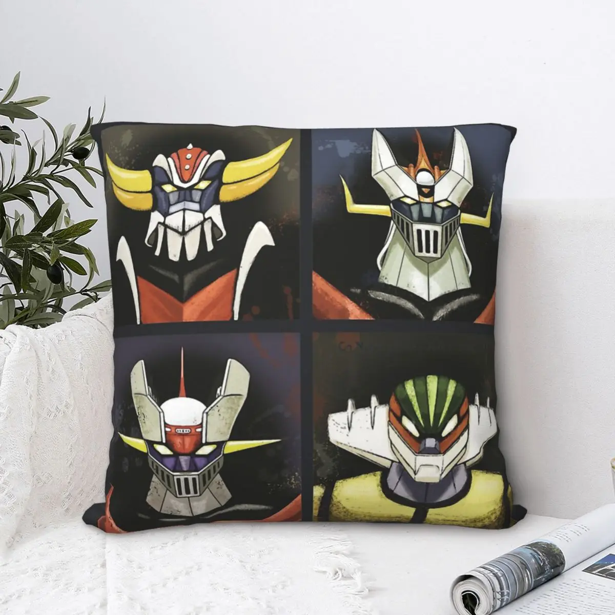 

Grenjeeg Mazinger Z Great Mazinger чехол для подушки из полиэстера UFO Robot grenотвердитель Гостиная Декоративные койны