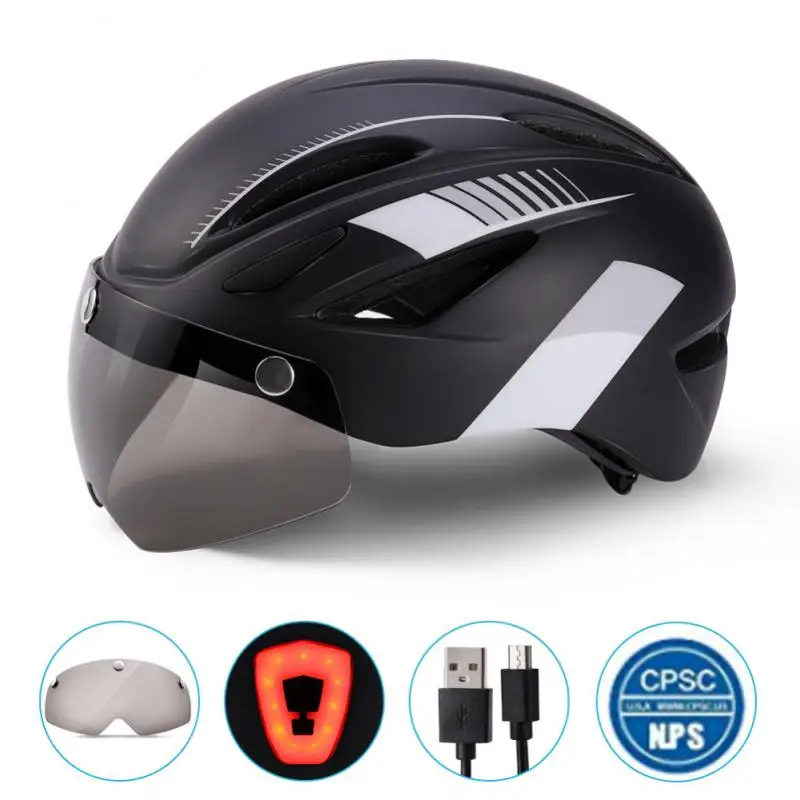 

Bike Helmet Light Mountain Road Bicycle Helmet For Men Women Specialized Cycling Helmet Goggles Helmet With Visor MTB Helmet