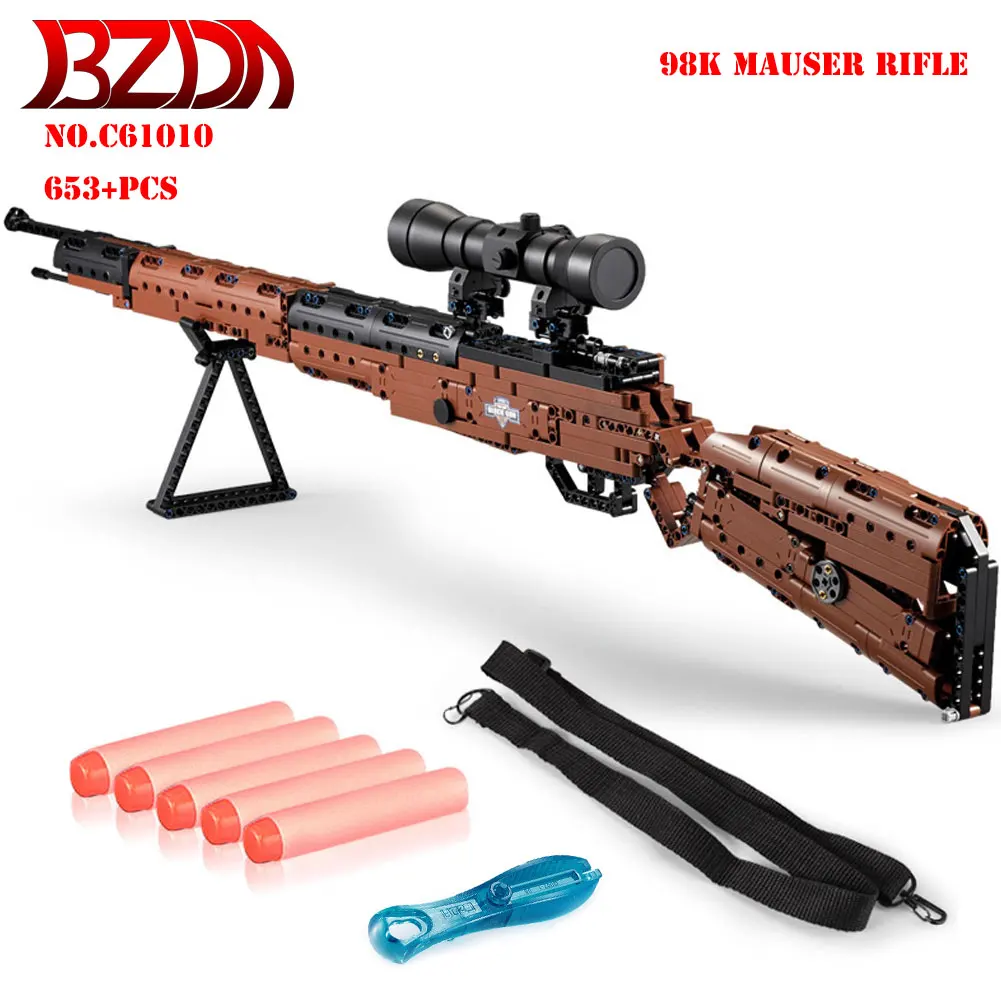 XINGBAO Военная снайперская винтовка 98k AWM Desert Eagle Пистолет 95 АВТОМАТИЧЕСКАЯ пистолет