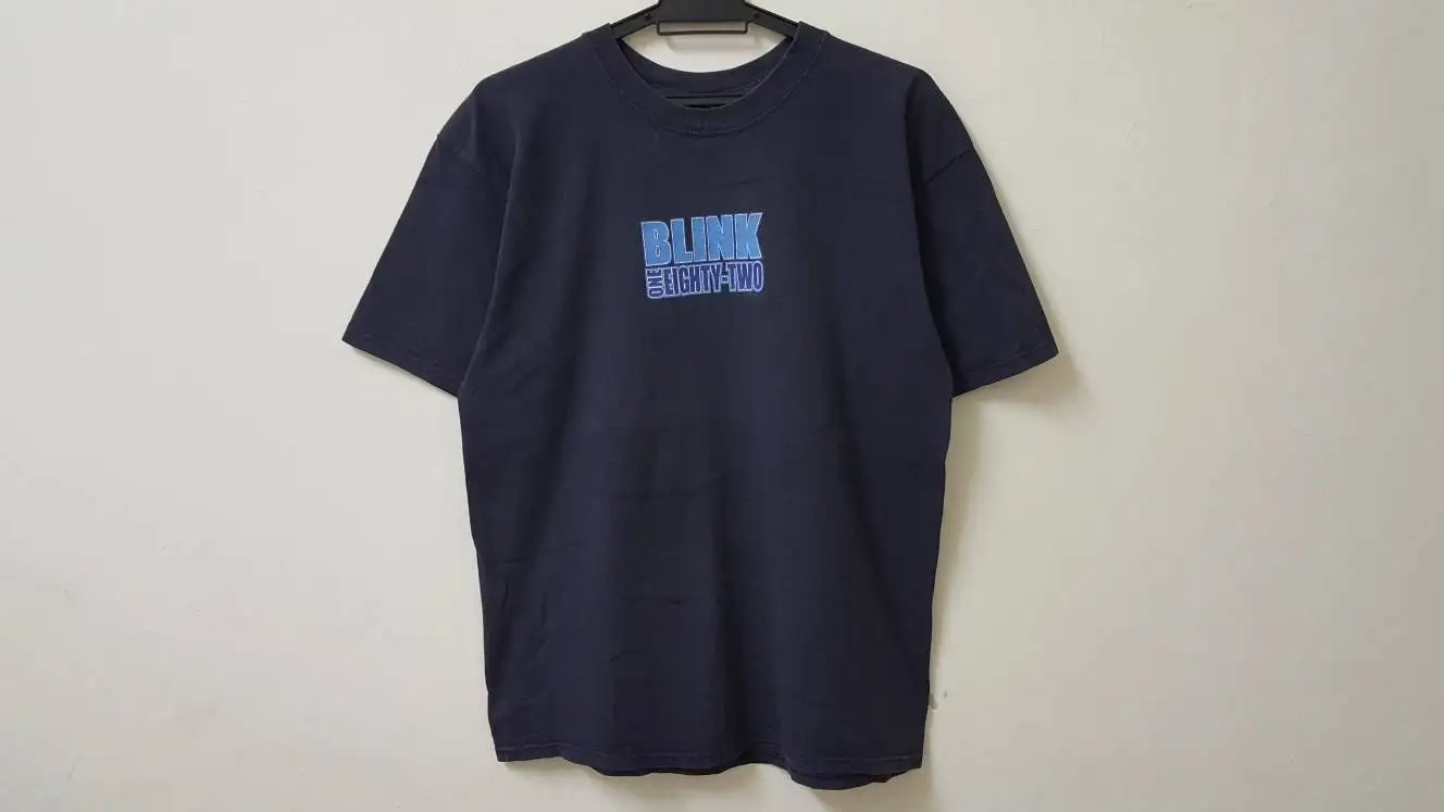 Винтажная футболка в стиле 90-х 1999 bLINK 182 один восемьдесят два loserkids tour промо с