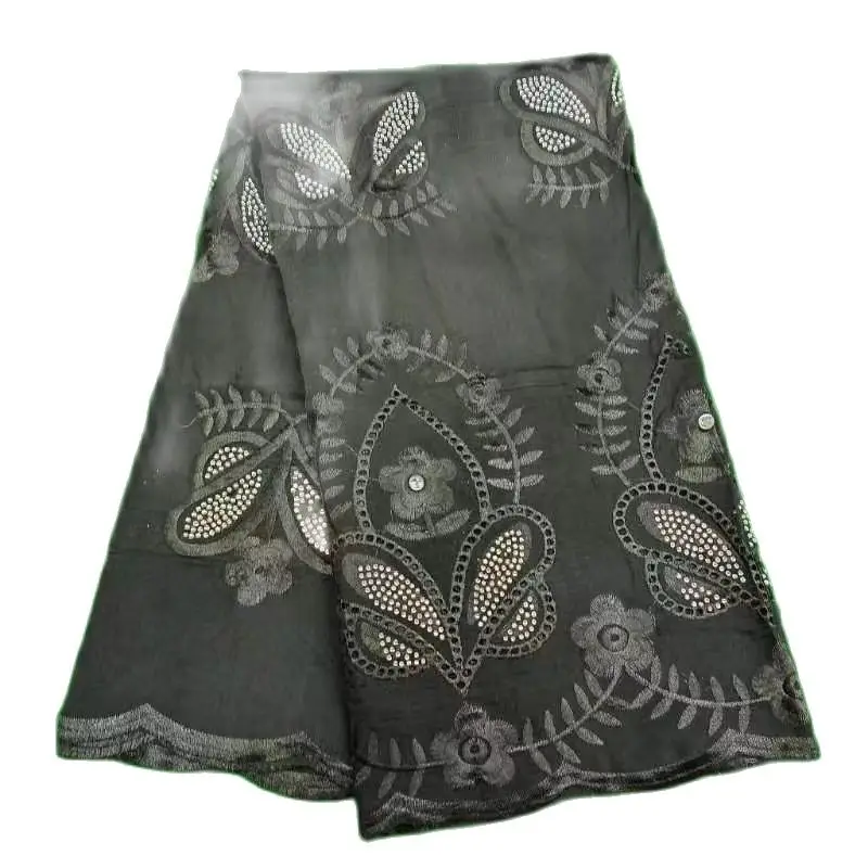 FREE SHIPPING New African Women High Quality Chiffon Scarf Embroidery Muslim Women Hijab Economic Scarf Chiffon Splicing Design