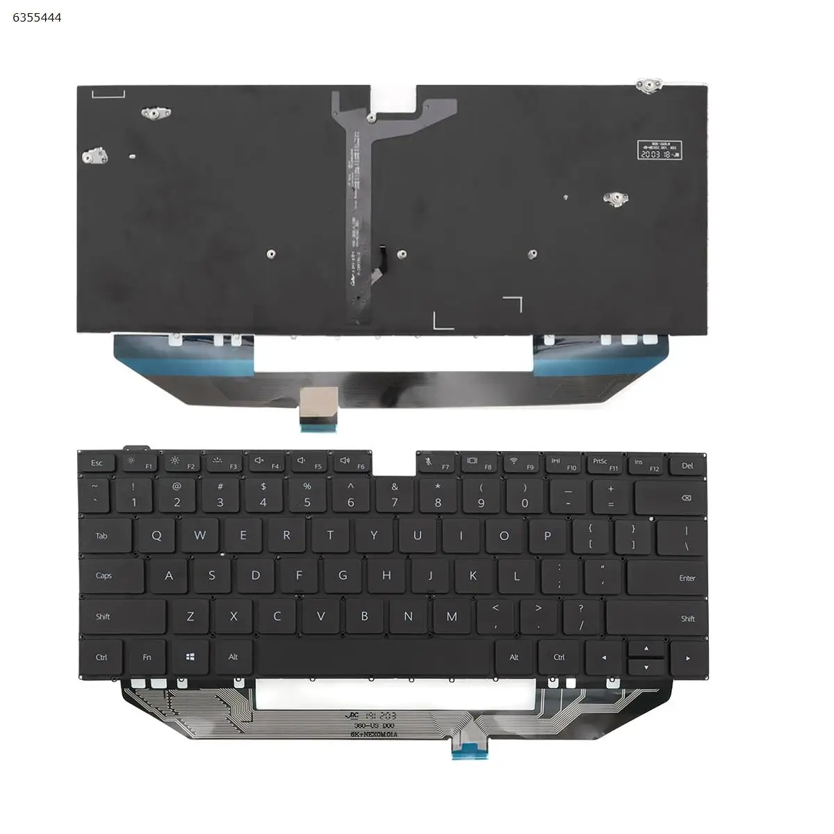 US Laptop Keyboard for HUAWEI   MACH  W19   W29 BLACK  Backlit Without FRAME