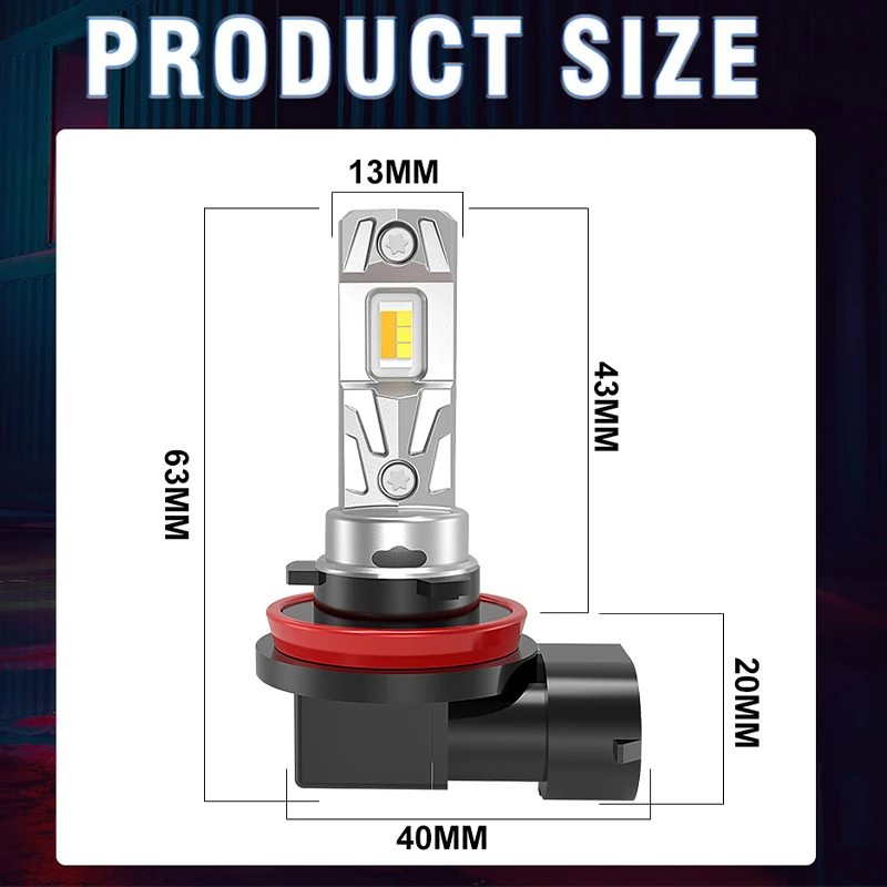 9005 лм H8 H11 лампы для фар головного света 9006 HB3 6000 HB4 H16 JP противотуманные аксессуары