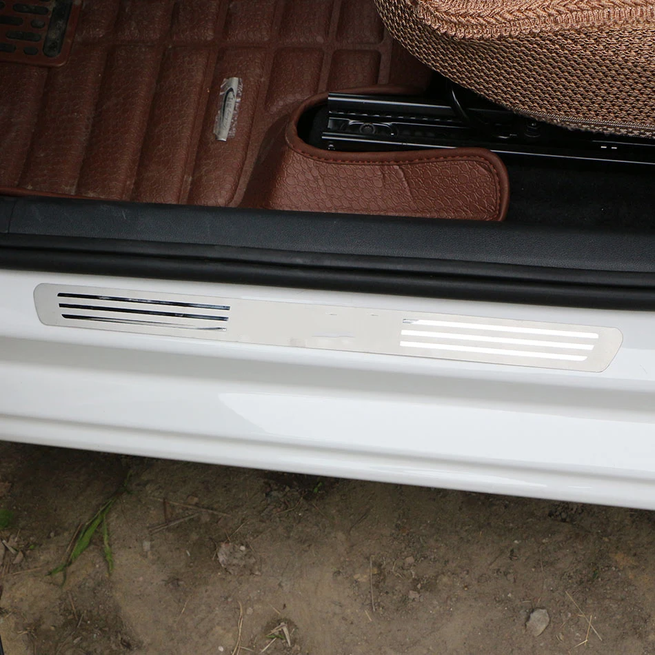 

Автомобильные приветственные педали Zlord для Volkswagen VW Polo 2011-2019, пластина для порога двери из нержавеющей стали, автомобильные аксессуары