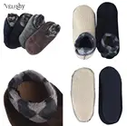 Мягкие флисовые Носки Унисекс, утепленные, эластичные, Нескользящие, для зимы, 1 пара