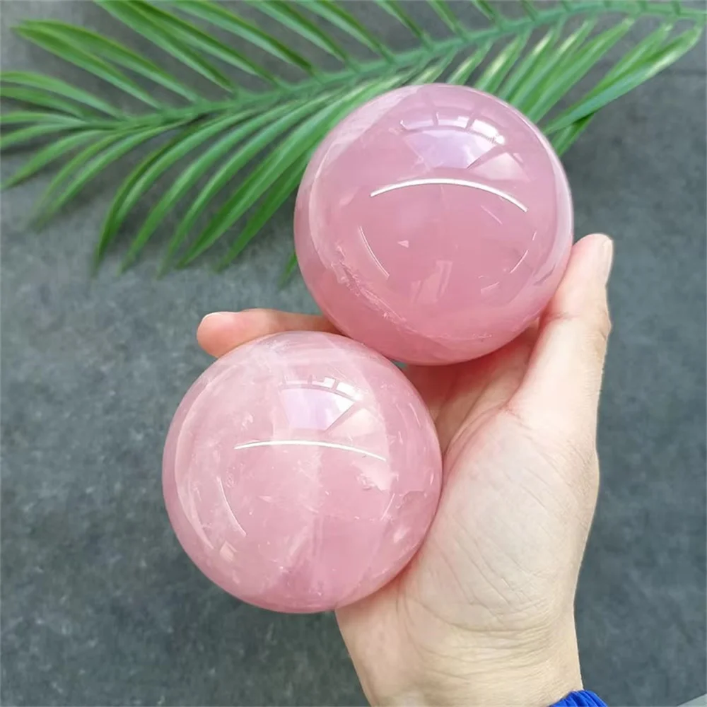 

Хрустальный шар из розового кварца