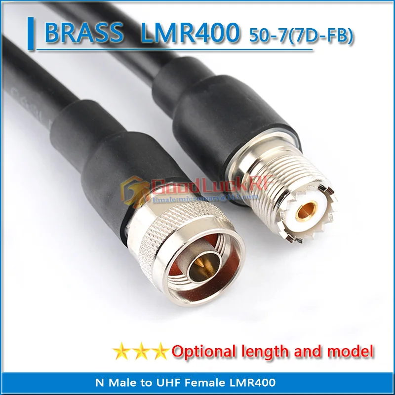

PL259 SO239 PL-259 SO-239 UHF Female to L16 N Male Coaxial Pigtail Jumper LMR400 RG8 RG8U RG8/U SYWV50-7 7D-FB extend Cable