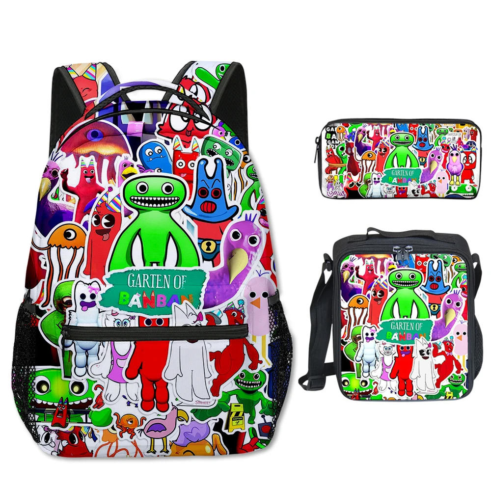 3 шт./набор дорожный рюкзак для ноутбука с 3D-принтом