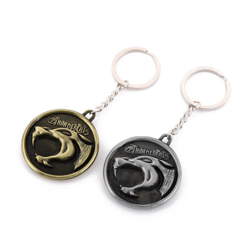 Брелок для ключей с головой Пантеры леопарда меча |