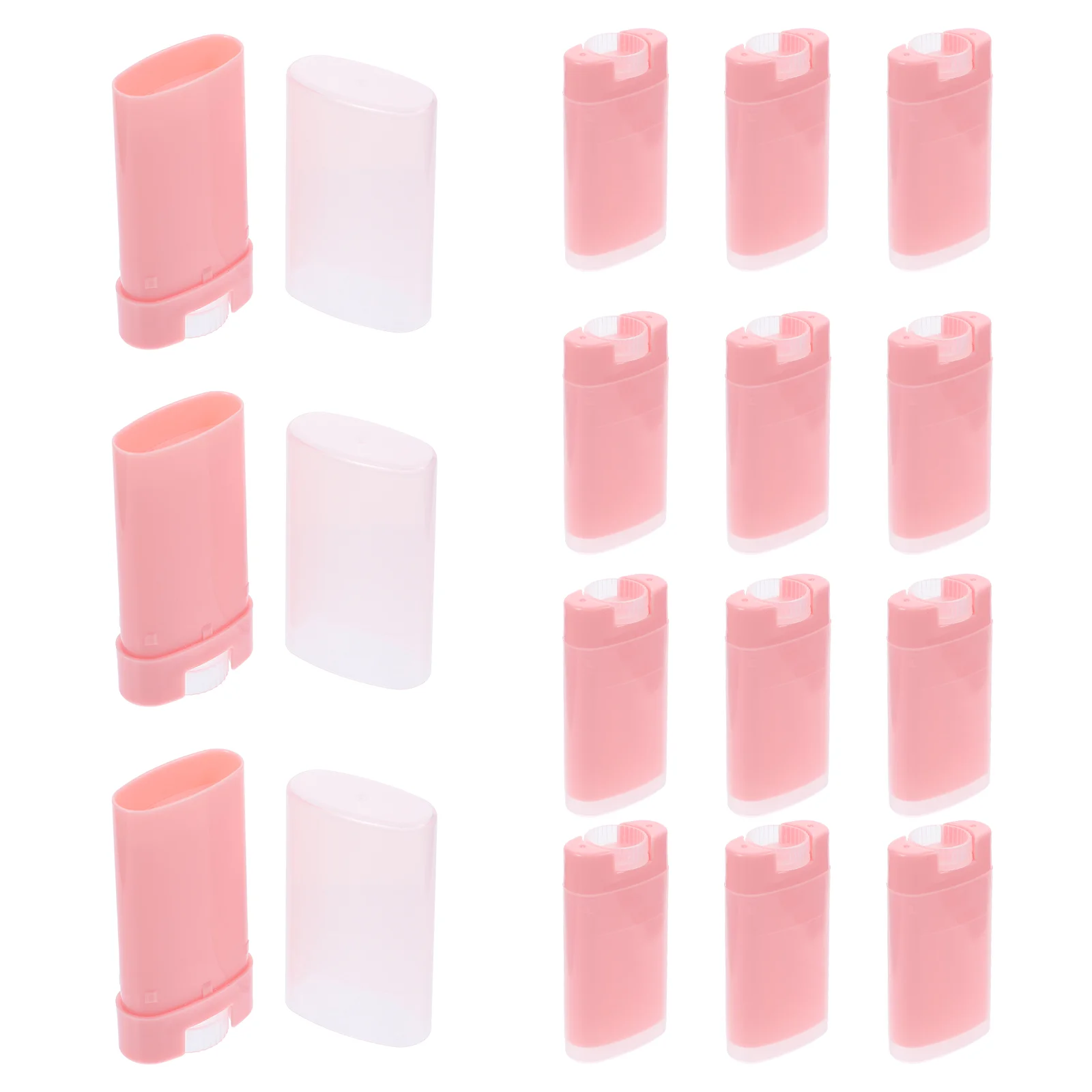 

15Pcs Refillable Lipstick Tubes Lip Balm Tube Holders Small Lip Gloss Holders Empty Lipstick Containers