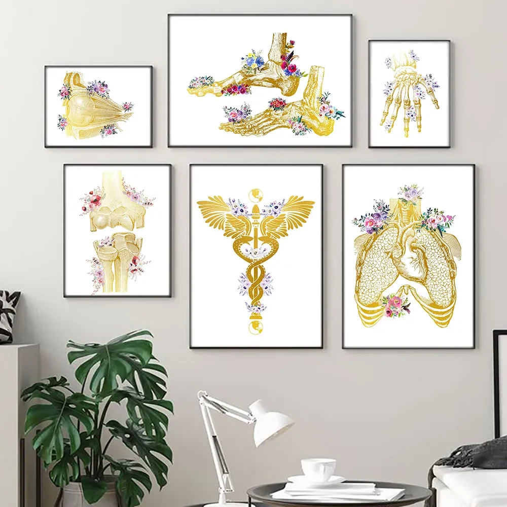 

Ортопедическая система человеческого анатомии, искусственная фигурка человека, картина, медицинское обучение, Офисная картина, плакаты, Картина на холсте
