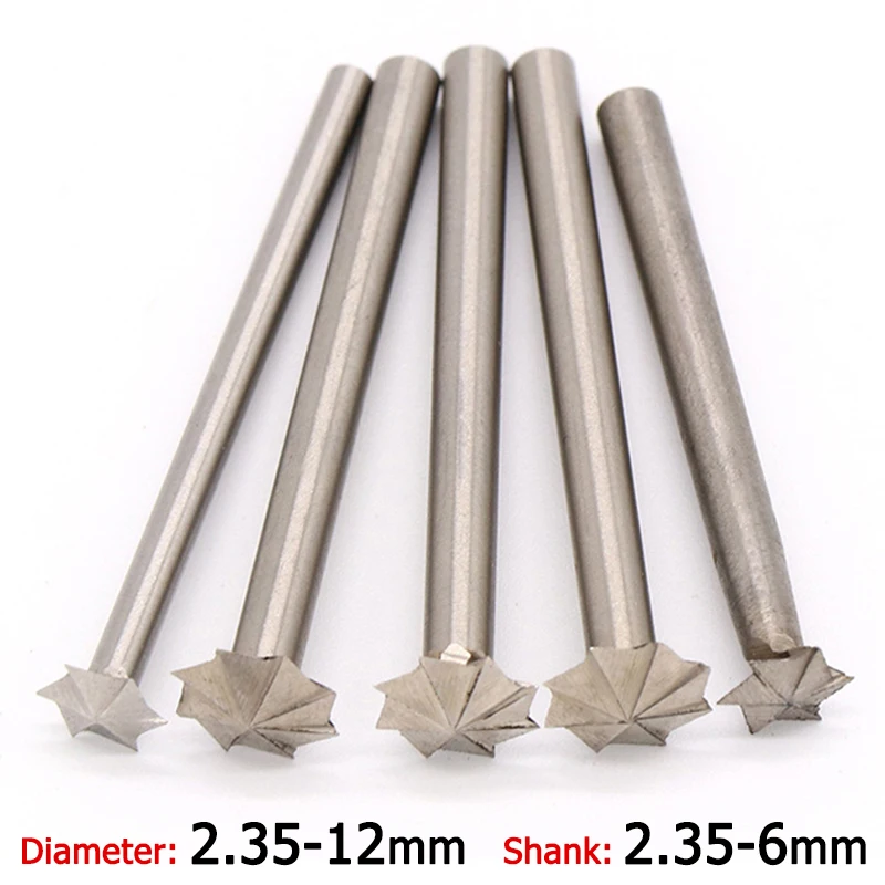 

Многофункциональный фрезерный нож HSS 2,35/3/4/5/6/8/10/12 мм для Dremel