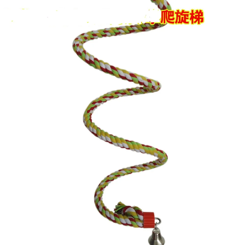 

LHXMAS PET STORE-Gray Bird Toy, Large Medium and Small Parrot, Climbing Rope, Parrot Toys