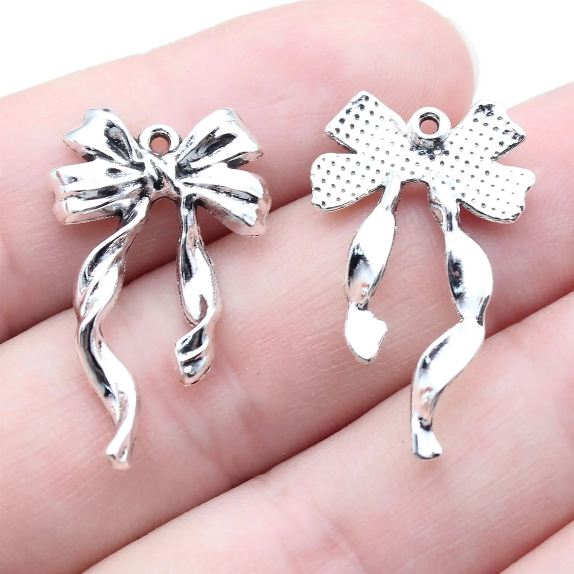 Подвеска-бант из цинкового сплава 18 х30 мм 10 шт./партия