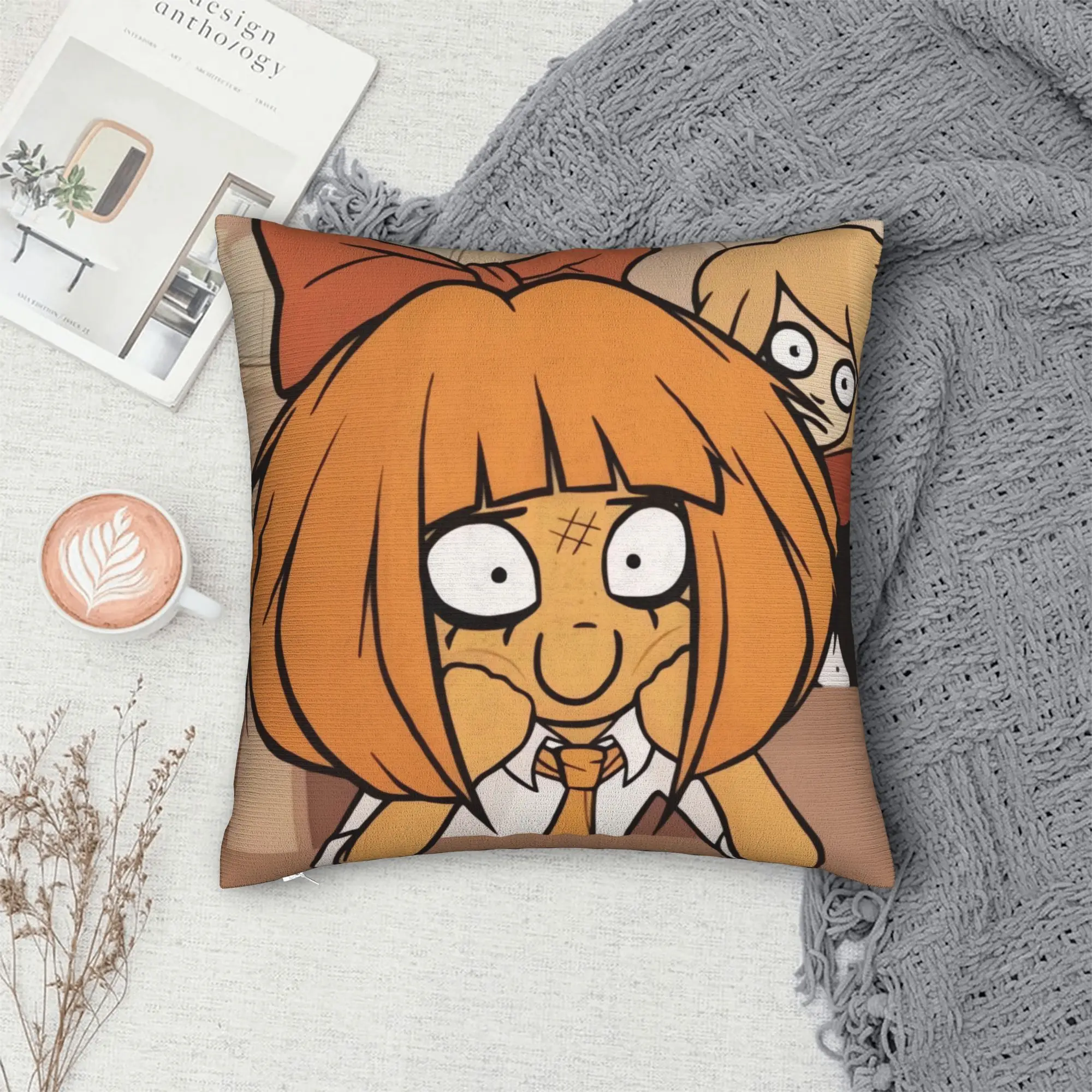 Фото Наволочка O-Ongezellig Mymy Yana Comfy, наволочка для кресла в гостиной, забавные наволочки №1