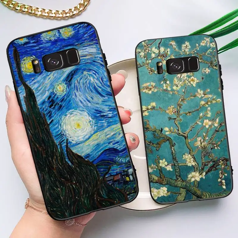 

Van Gogh Starry Sky Art Phone Case for Samsung Note 5 7 8 9 10 20 pro plus lite ultra A21 12 72