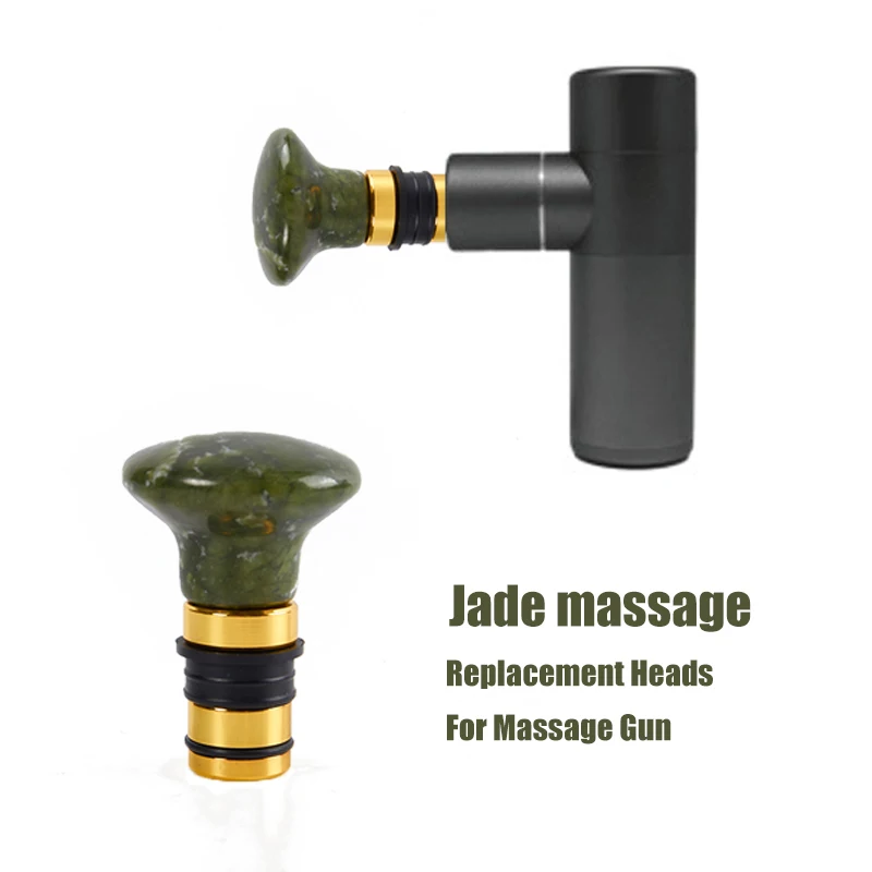 

Massage Gun Head Attachment Replacement Fascia Gun Accessories Jade Head for 18-19mm Diameter Head