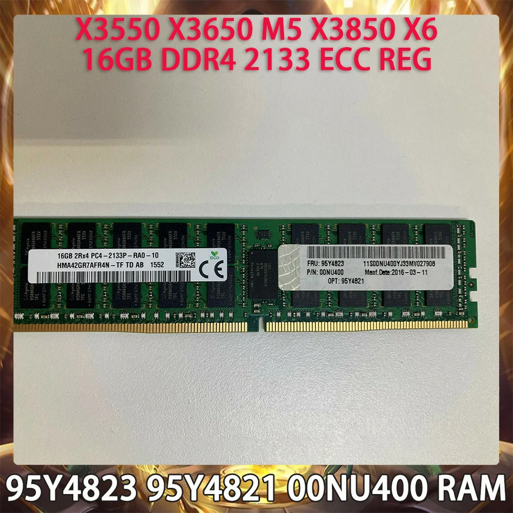 

Server Memory 95Y4823 95Y4821 00NU400 X3550 X3650 M5 X3850 X6 16GB DDR4 2133 ECC REG RAM Works Perfectly Fast Ship High Quality
