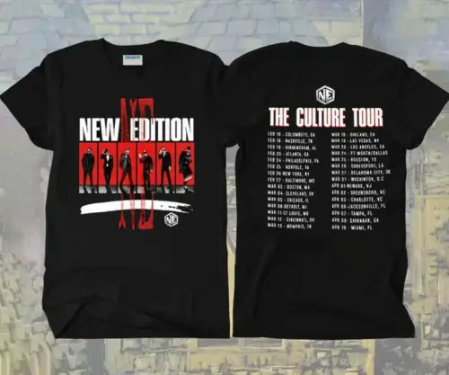 

NEW New Edition The Culture Tour 2022 T-Shirt New Edition Both Sides Shirt