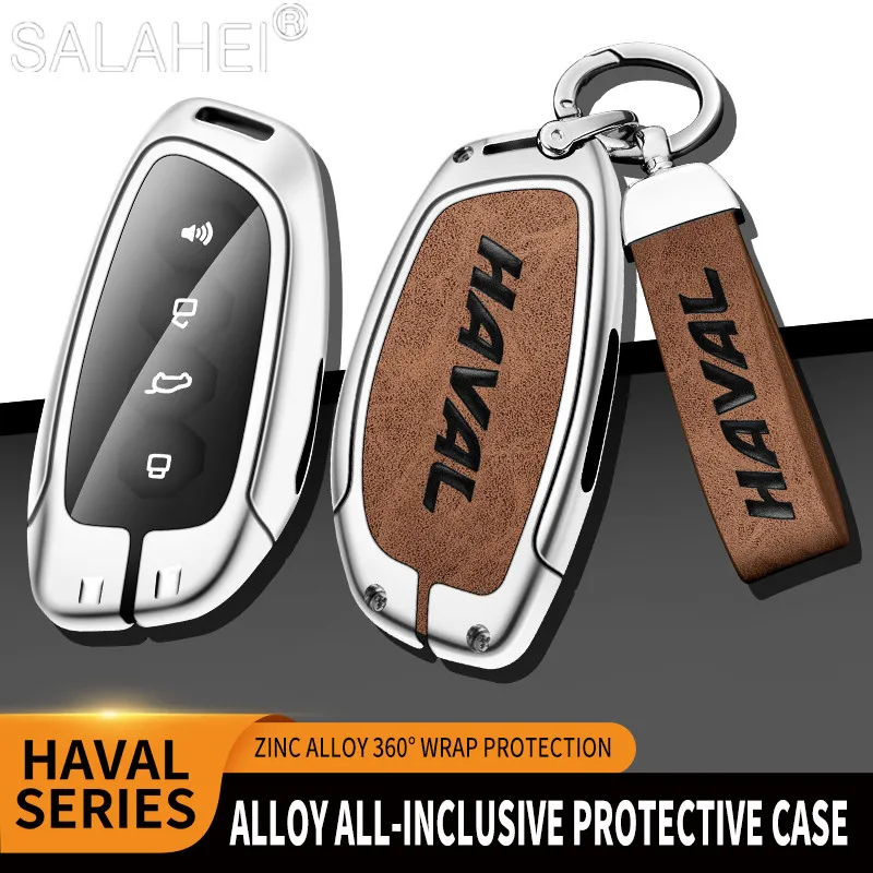 

Zinc Alloy Car Remote Key Case Fob Cover Shell For Great Wall Haval/Hover H6 H7 H4 H9 F5 F7 H2S F7X H8 GMW Keychain Accessories