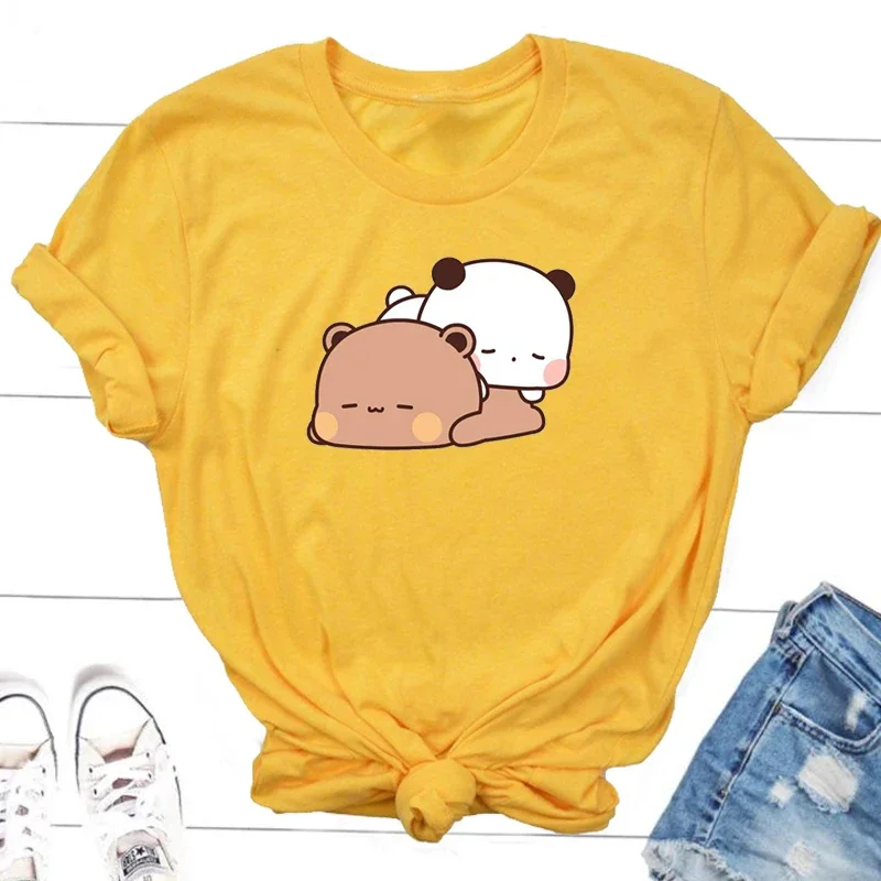 Футболка женская хлопковая с забавным графическим рисунком Милая рубашка
