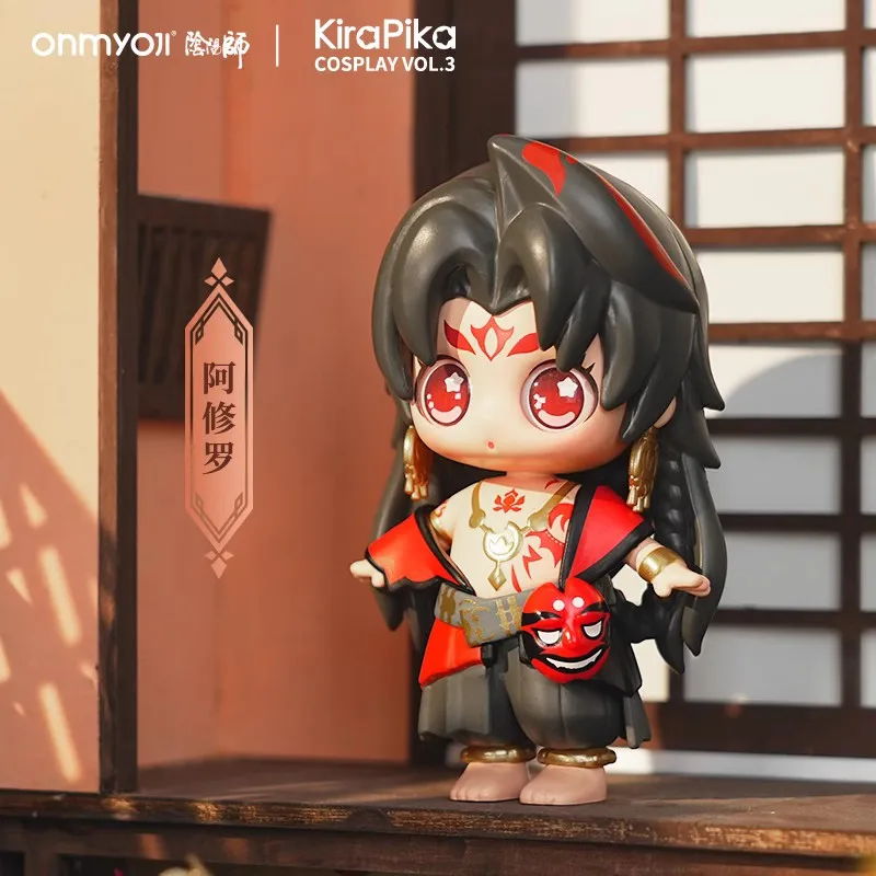 

Onmyoji Kira Cosplay Series Vol.3 Blind Box Toys Kawaii Doll Action Figure Desktop Model Surprise Mystery Box Girl Birthday Gift