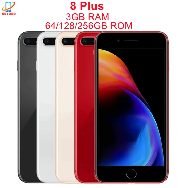 Смартфон Apple iPhone 8 Plus 5 дюйма 3 + 64/256 ГБ 12 Мп сканер отпечатка пальца |