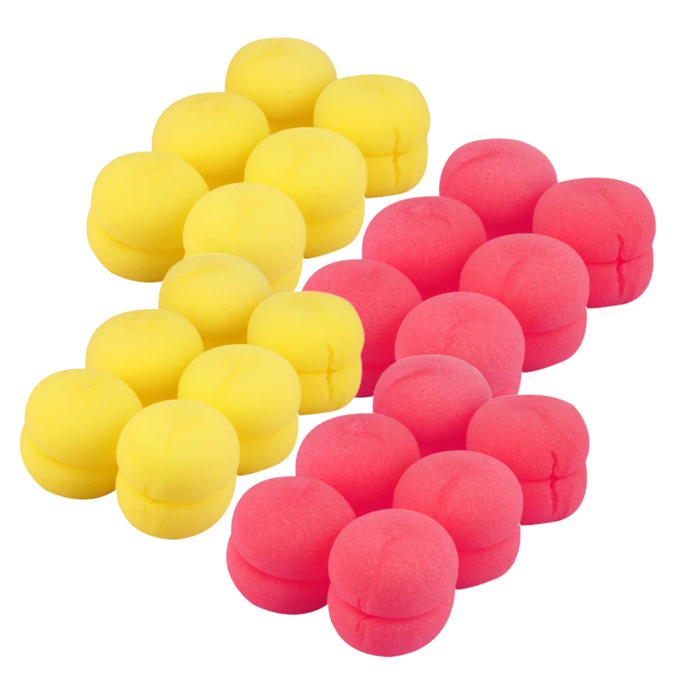 

4 Sets Mushroom Hair Curl Sponge Heat Sleeping Curling Sponge Hair Rollers Hairdressing Sponge Roller Mushroom Hair Curler