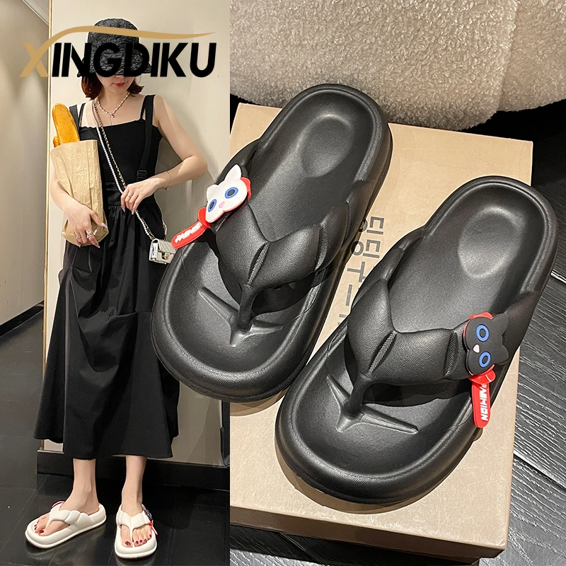 

Bathroom Women Slippers Cute Cartoon Children Slippers Indoor Girls Pink Slippers Zapatillas Divertidas Sandalias Mujer Verano