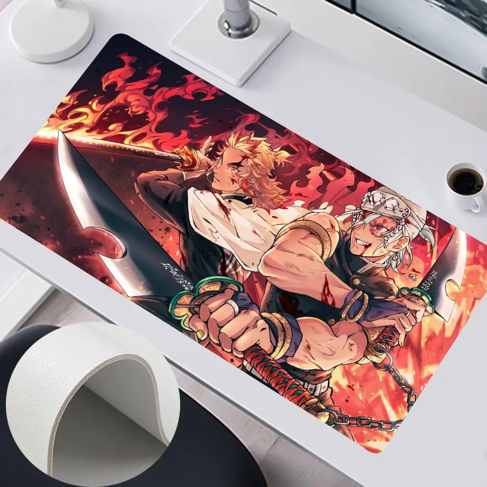 Фото Коврик для мыши D-Demon S-slранты K-Kimetsus no Y-Yaibas 900x400 мм, клавиатура для ПК, настольные коврики, HD Печатный компьютер 80x40 см, двусторонний Lea №5