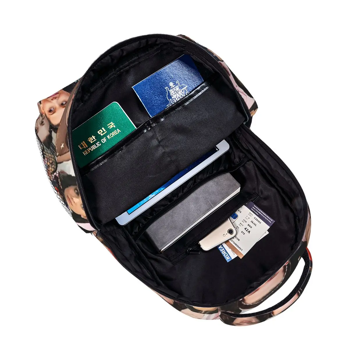 Рюкзаки с коллажем Millie Bobby Brown для мальчиков и девочек сумка книг школьные сумки