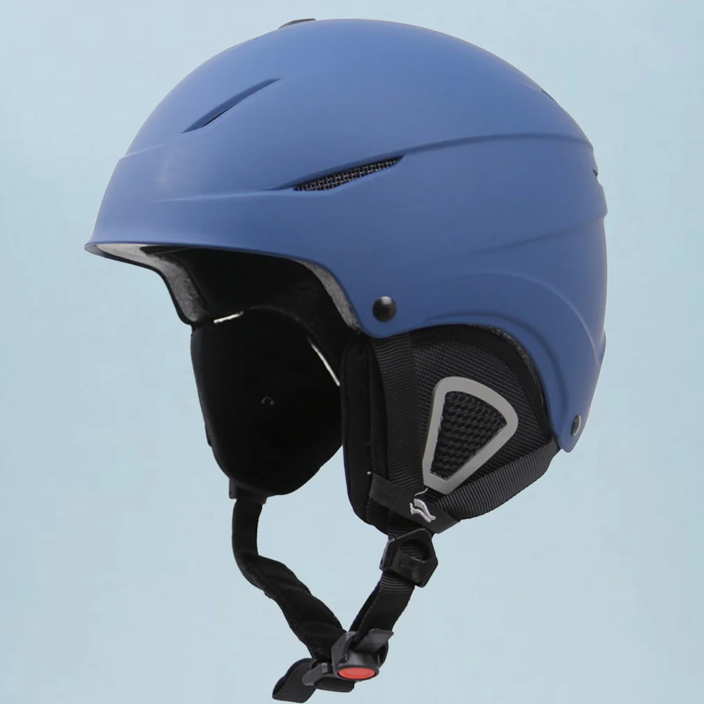 

Лыжный шлем, шлем для сноуборда, мужской скейтборда, лыжный защитный реквизит с регулятором (матовый синий, S/M, 56-59 см)