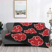 japan anime akatsuki clouds blanket konoha neji wool throw blanket bed sofa decoration soft warm bedspread