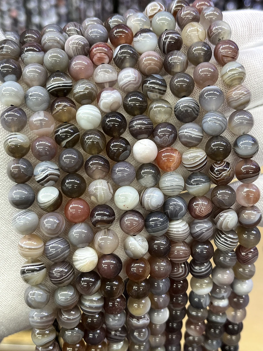 

3A Natural Persian Gulf Agate Stone Crystal Stone Quartz Gemstone Round Loose Beads 6/8/10mm 15" Strand For Jewelry Making