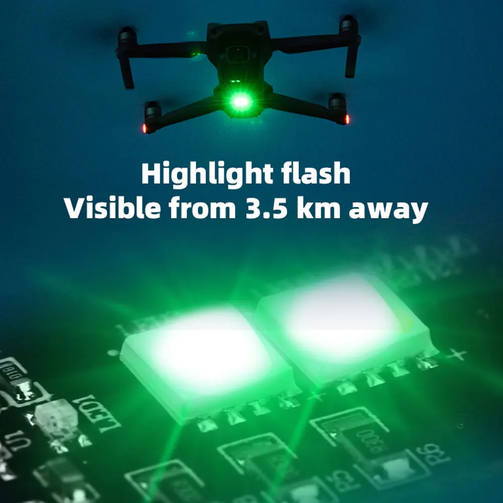 

Universal Drone Flash Strobe Lamp Night Flight Light For Mavic Air 2/Mini 2 Spark Zoom Drone Accessories LED Flash Lights