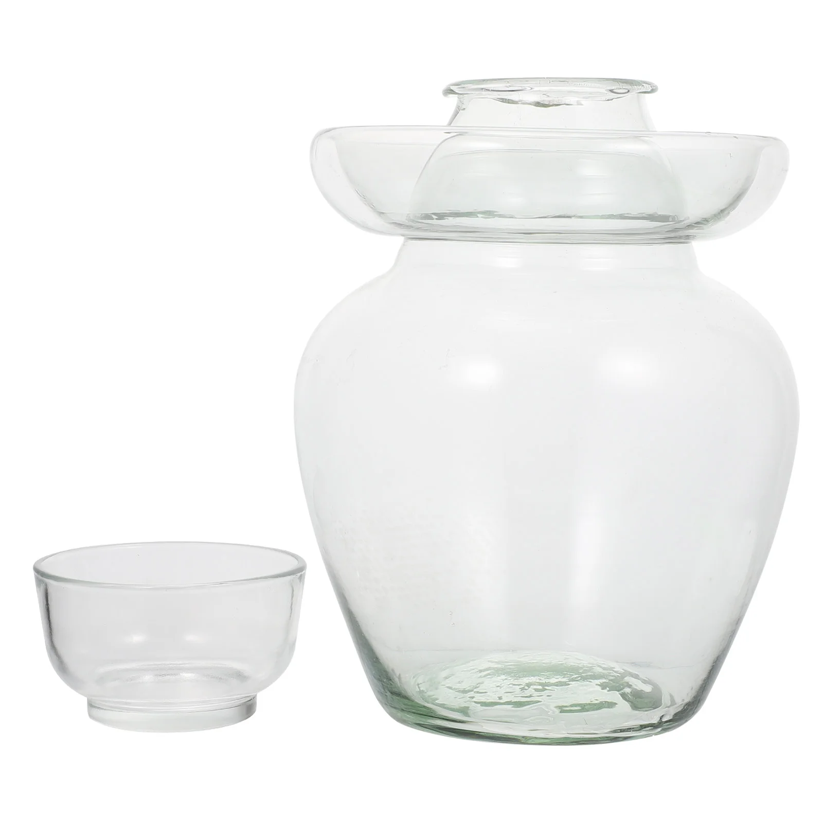

Jarpickle Jars Fermentation Fermenting Storage Kimchi Chinesecrocklid Container Can Brewing Sealed Pot Large Kitchen Mouth Wide
