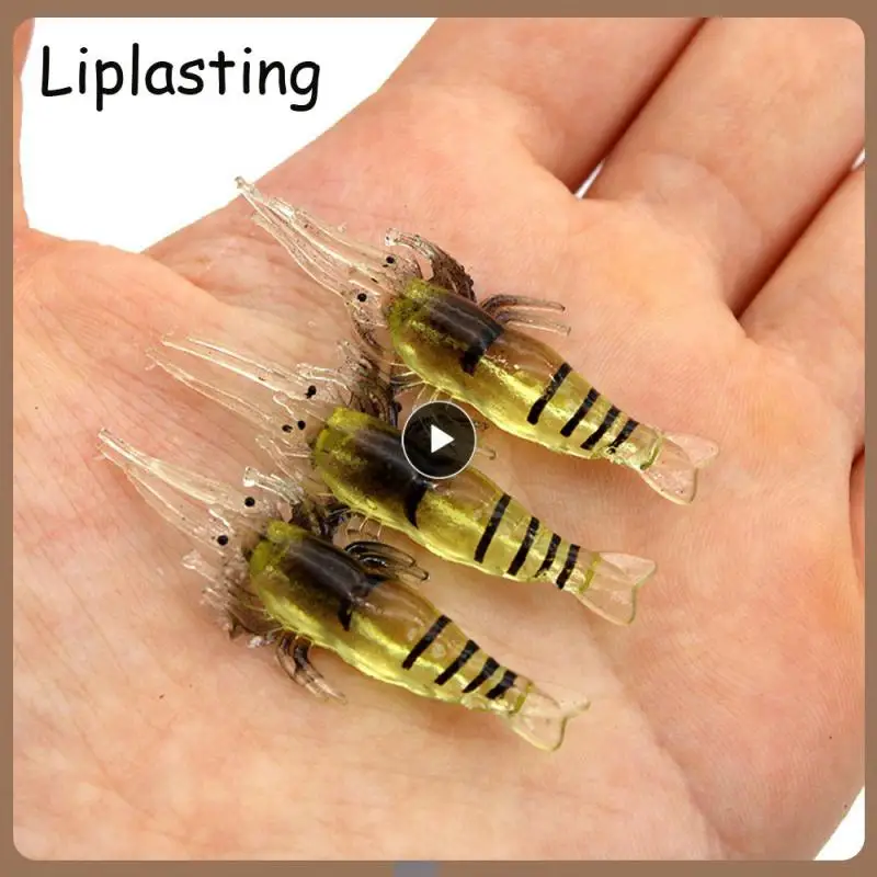 

Lifelike Luya Bait Penetrating Hook Simulation Fishing Lures Fishing Tools Soft Baits Bionic Imitation Shrimp Bionic Bait