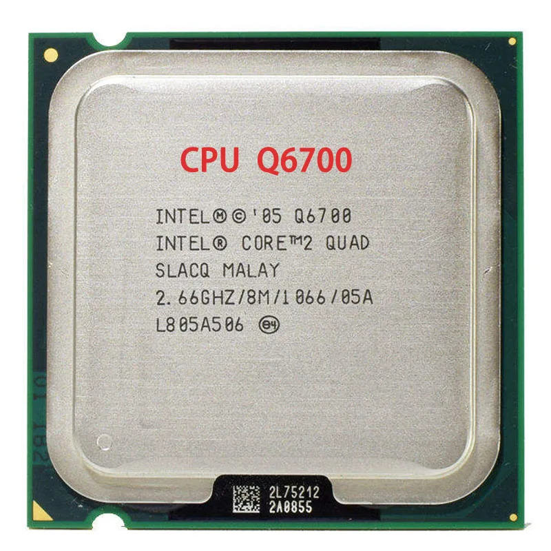 

2 шт./лот процессор Intel Core 2 Quad Q6700 2,6 ГГц четырехъядерный процессор 8 Мб 95 Вт LGA 775