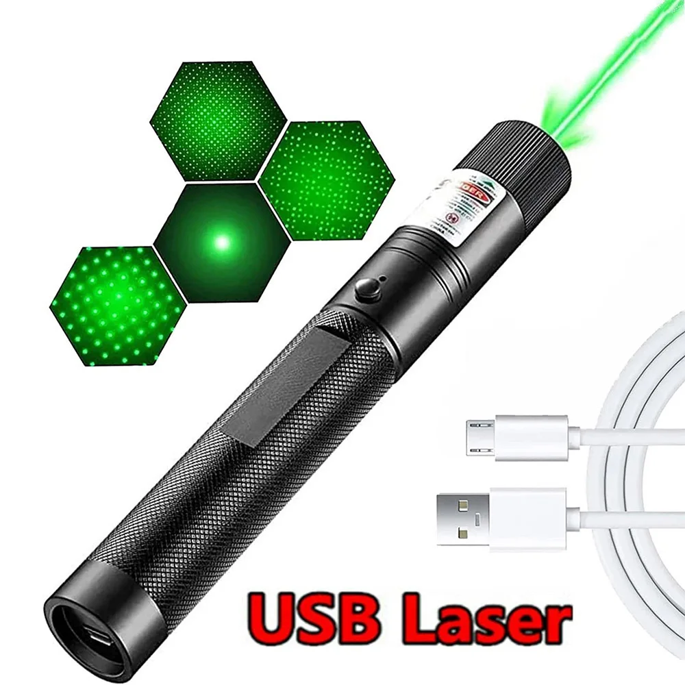 

Мощный USB-лазер 303, Зеленый, Красный Лазерный фонарь нм, Регулируемый зеленый фокус с отверстием, 5 мВт, комбинация видимого фокуса