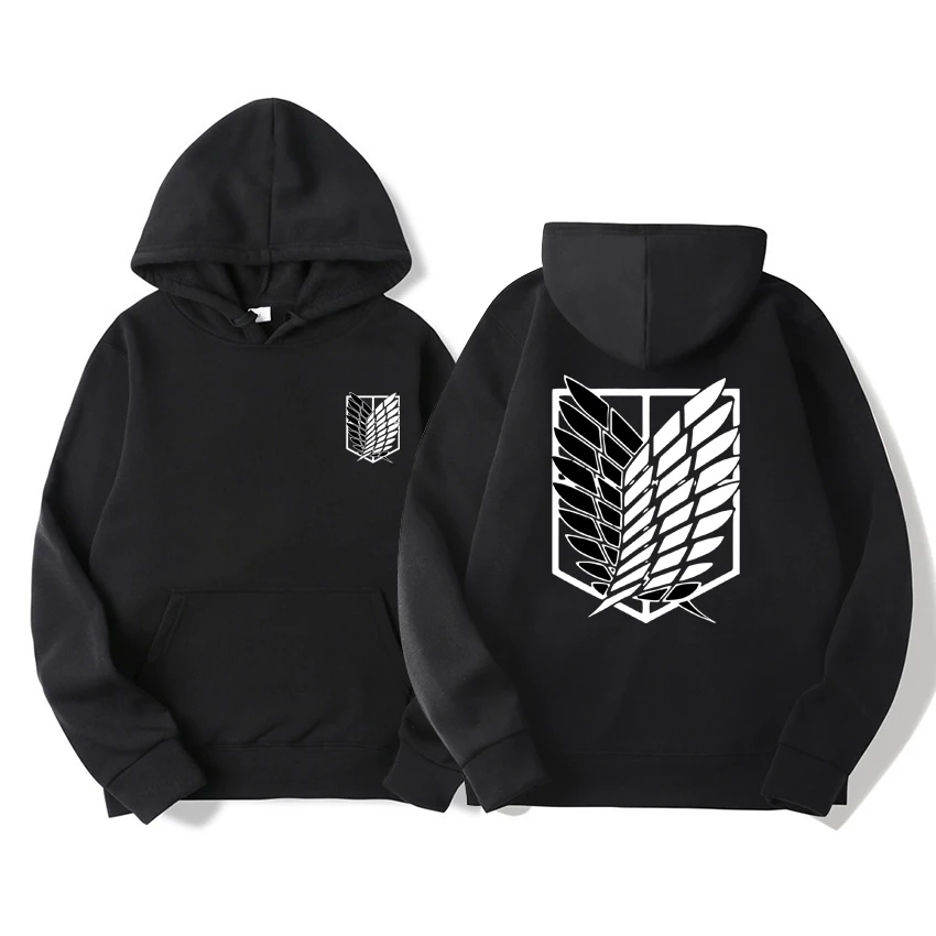 

Attack on Titan Men's Hoodie Anime Hoodies Men Women Streetwear Pullover Harajuku Shingeki no Kyojin Hoodies Sweatshirt Clothes